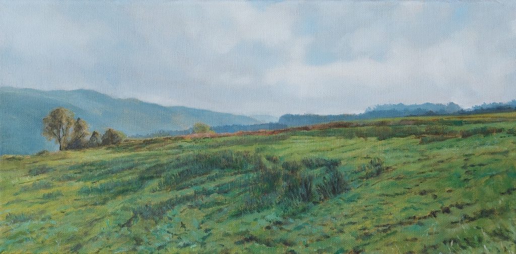 Eifel | olieverf op linnen | 20x40cm